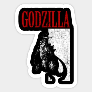 godzilla poster Sticker